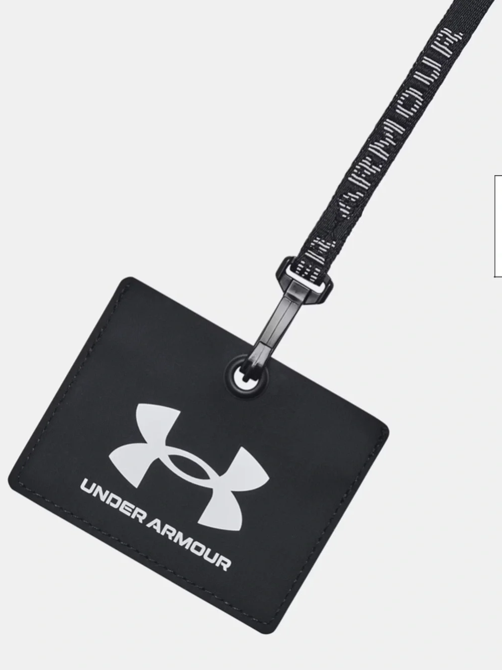 UNDER ARMOUR UA Hustle Black ID Lanyard Wallet